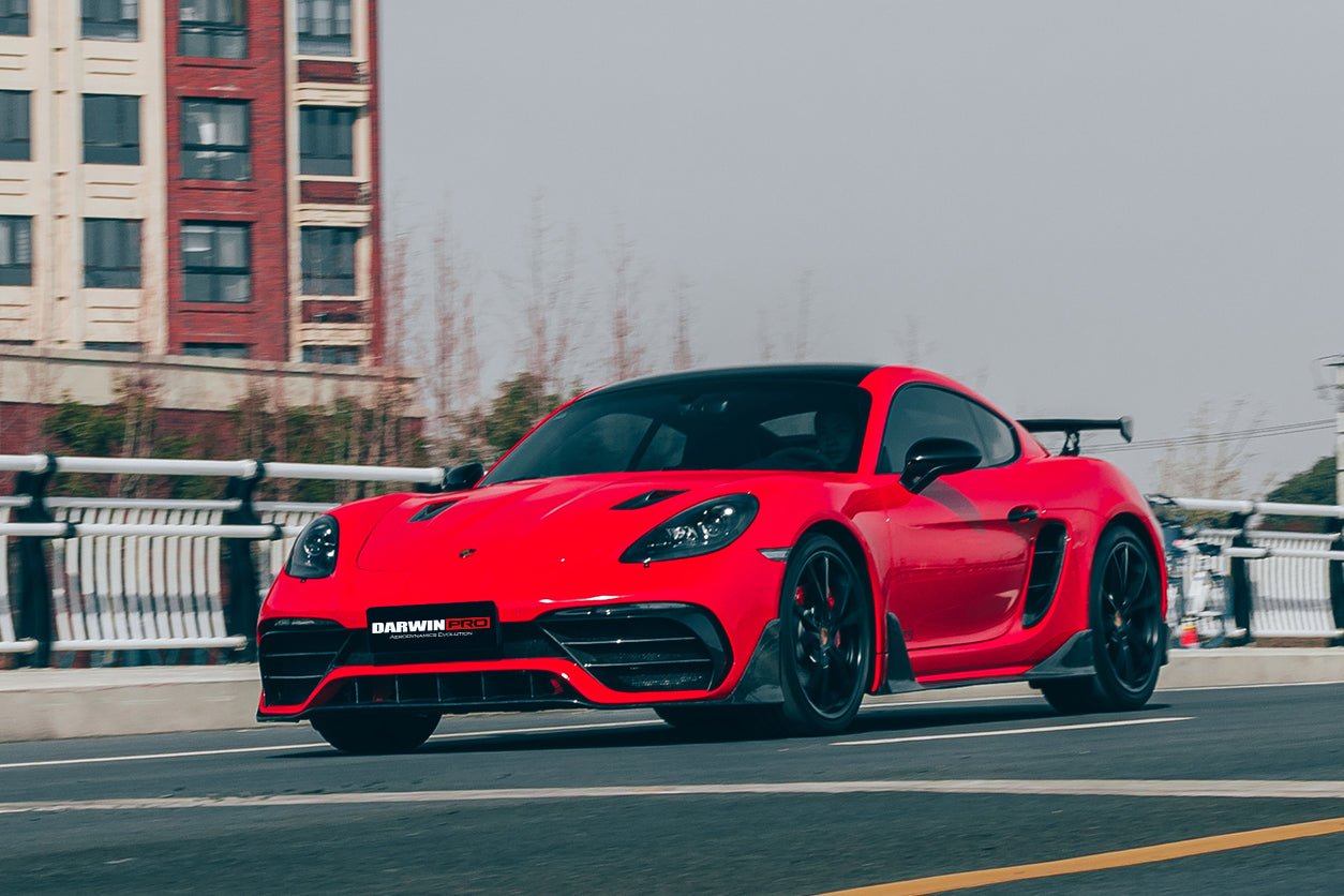 DARWINPRO - PORSCHE 718 CAYMAN & BOXSTER 2016-2024 STUTTMATE CARBON FIBRE SIDE SKIRTS
