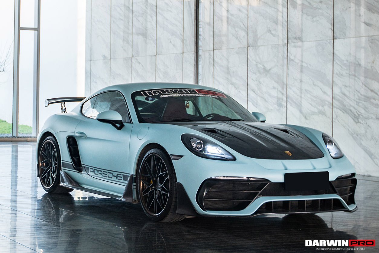 DARWINPRO - PORSCHE 718 CAYMAN & BOXSTER 2016-2024 STUTTMATE CARBON FIBRE SIDE SKIRTS