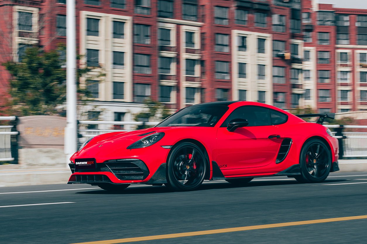 DARWINPRO - PORSCHE 718 CAYMAN & BOXSTER 2016-2024 STUTTMATE CARBON FIBRE SIDE SKIRTS