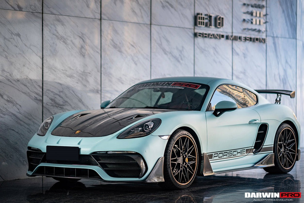 DARWINPRO - PORSCHE 718 CAYMAN & BOXSTER 2016-2024 STUTTMATE CARBON FIBRE SIDE SKIRTS