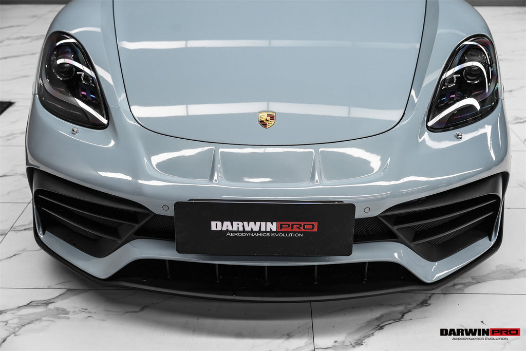 DARWINPRO - PORSCHE 718 CAYMAN & BOXSTER STUTTMATE PARTIAL CARBON FIBRE FRONT BUMPER