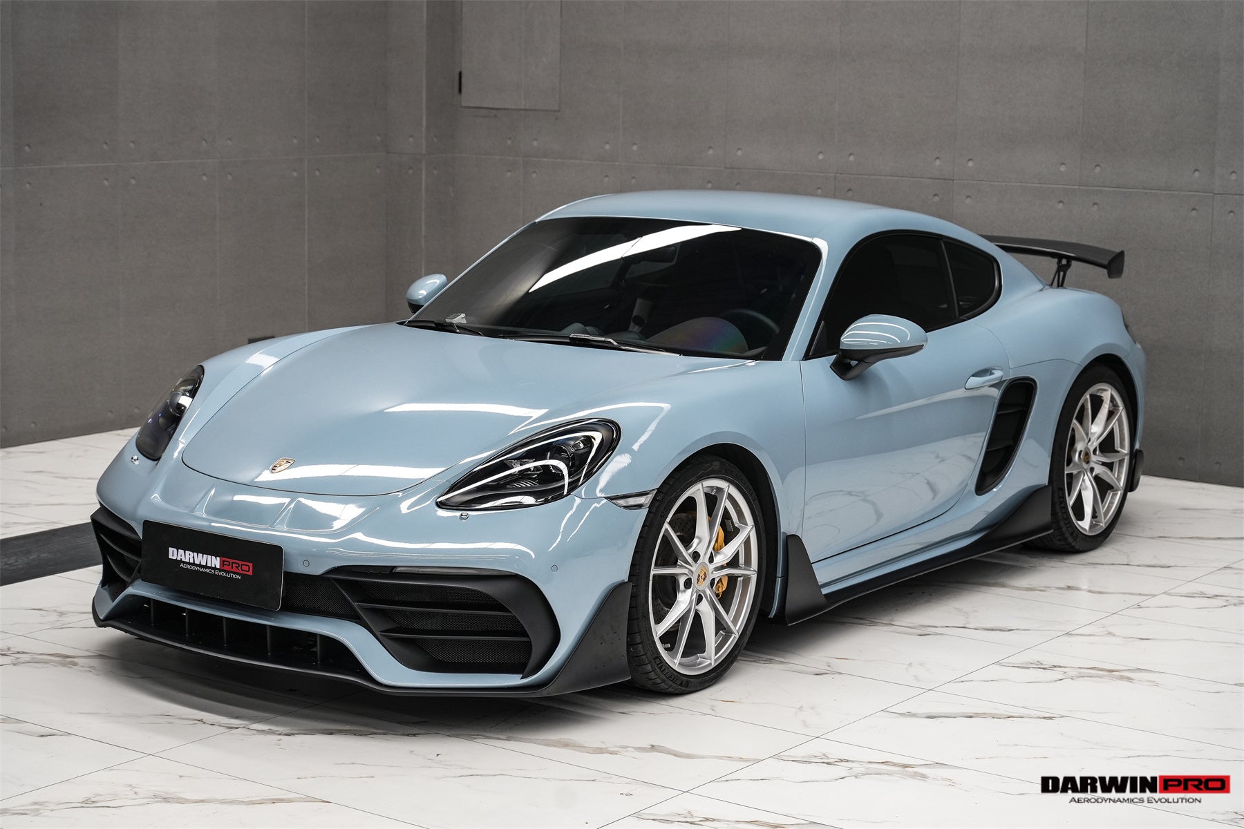 DARWINPRO - PORSCHE 718 CAYMAN & BOXSTER STUTTMATE PARTIAL CARBON FIBRE FRONT BUMPER