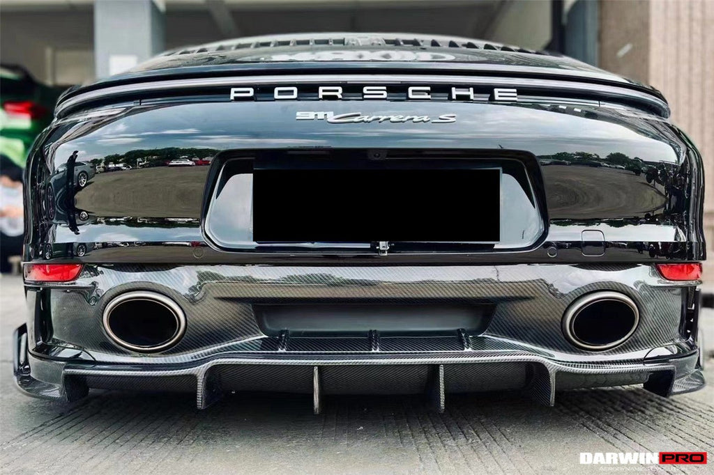 DARWINPRO - PORSCHE 911 992 CARRERA S/4/4S/TARGA SD SPORT DESIGN REAR DIFFUSER