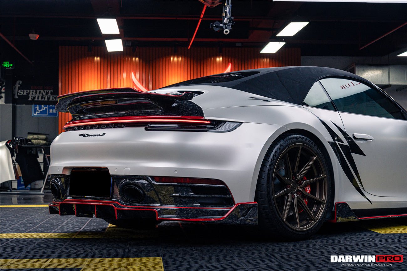 DARWINPRO - PORSCHE 911 992 CARRERA S/4/4S/TARGA/CABRIOLET BKSS STYLE REAR DIFFUSER