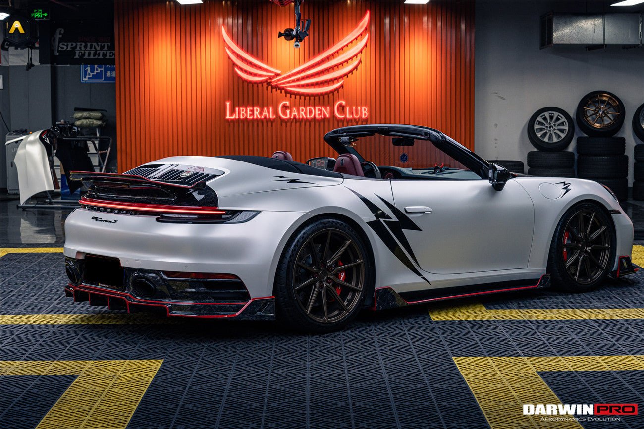 DARWINPRO - PORSCHE 911 992 CARRERA S/4/4S/TARGA/CABRIOLET BKSS STYLE REAR DIFFUSER