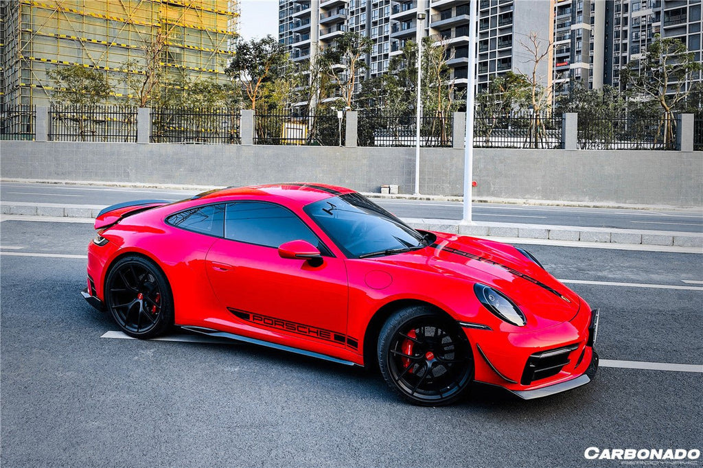 DARWINPRO - PORSCHE 911 992 CARRERA S/4/4S/TARGA/CABRIOLET CARBON FIBRE SIDE SKIRTS WP STYLE
