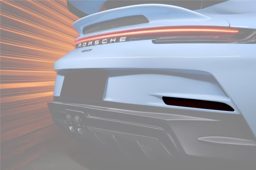 DARWINPRO- PORSCHE 911 992 CARRERA S/4/4S/TARGA/CABRIOLET GT3 STYLE REAR BUMPER REFLECTORS