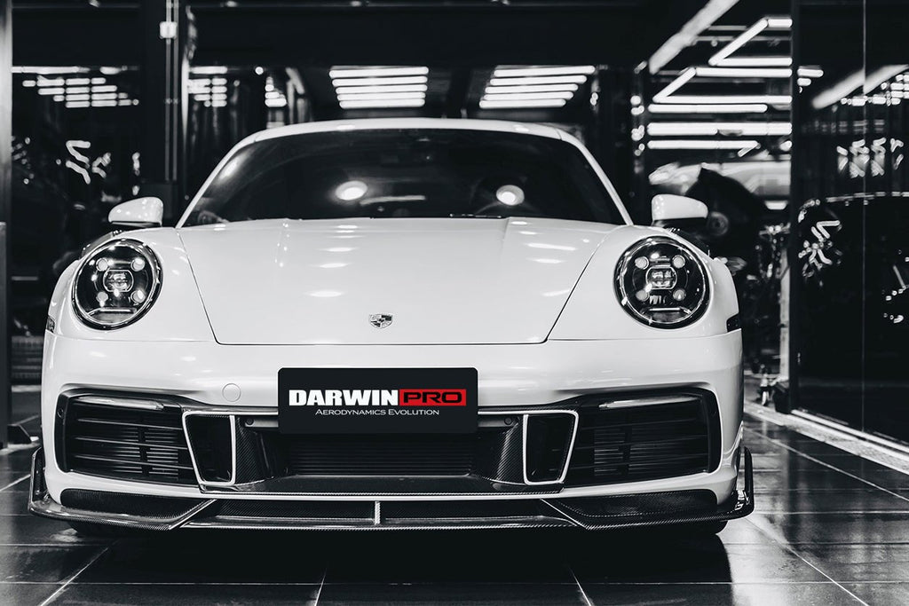 DARWINPRO- PORSCHE 911 992 CARRERA S/4/4S/TARGA/CABRIOLET NORMAL BKSS STYLE FRONT BUMPER TRIM