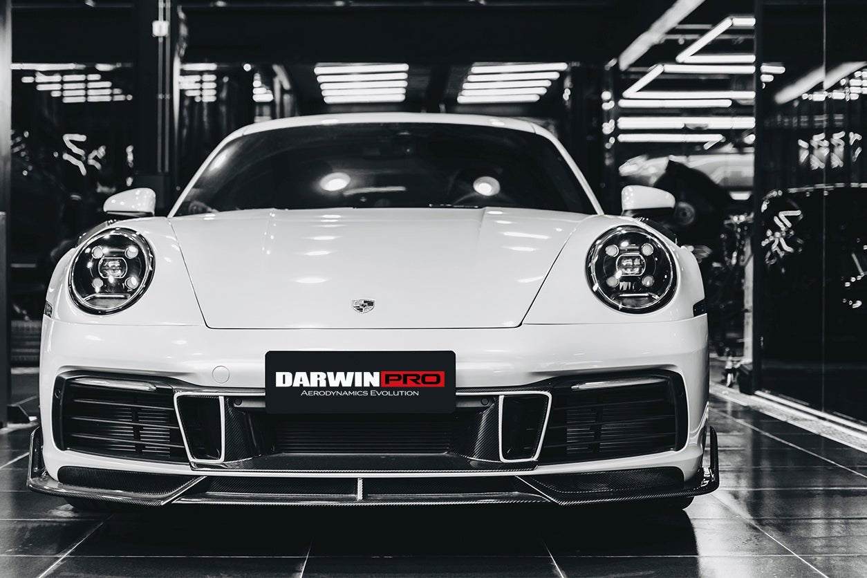 DARWINPRO- PORSCHE 911 992 CARRERA S/4/4S/TARGA/CABRIOLET NORMAL BKSS STYLE FRONT BUMPER TRIM