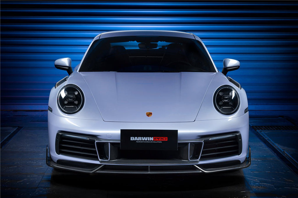 DARWINPRO- PORSCHE 911 992 CARRERA S/4/4S/TARGA/CABRIOLET NORMAL BKSS STYLE FRONT BUMPER TRIM
