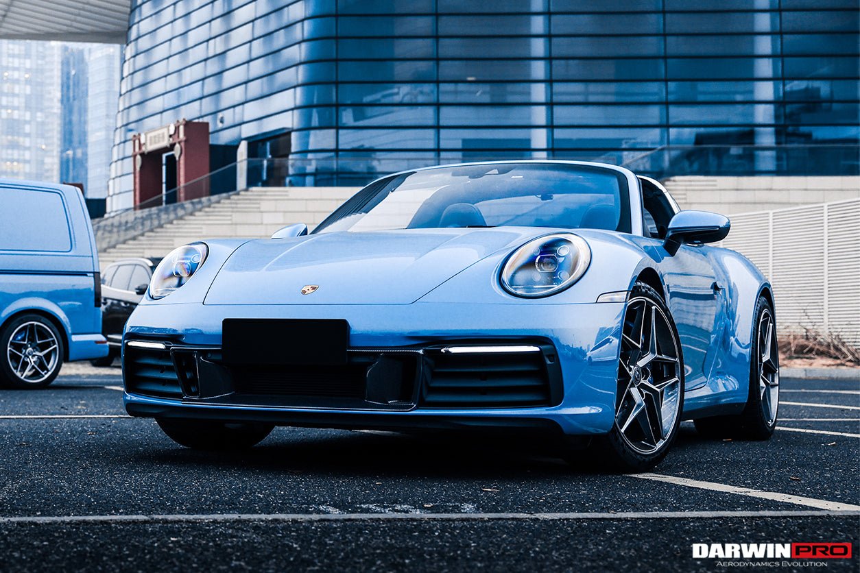 DARWINPRO- PORSCHE 911 992 CARRERA S/4/4S/TARGA/CABRIOLET NORMAL BKSS STYLE FRONT BUMPER TRIM