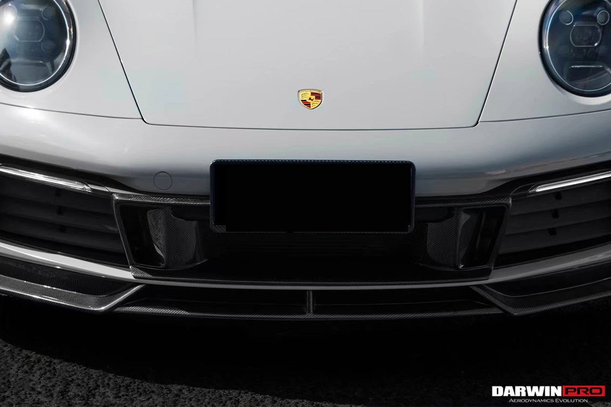 DARWINPRO- PORSCHE 911 992 CARRERA S/4/4S/TARGA/CABRIOLET NORMAL BKSS STYLE FRONT BUMPER TRIM