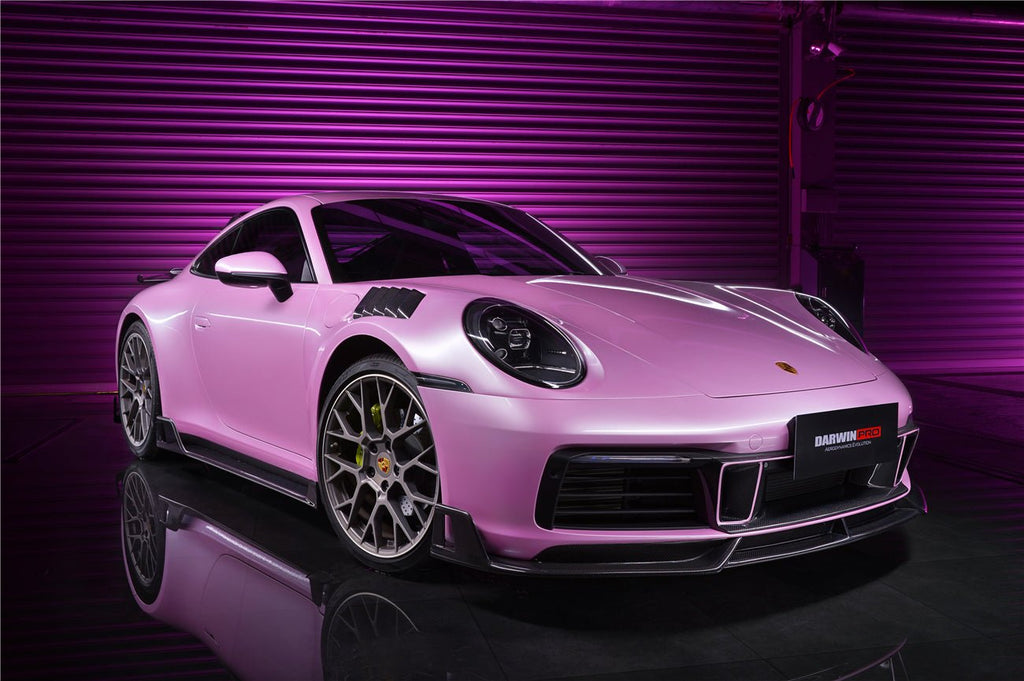 DARWINPRO- PORSCHE 911 992 CARRERA S/4/4S/TARGA/CABRIOLET NORMAL BKSS STYLE FRONT BUMPER TRIM