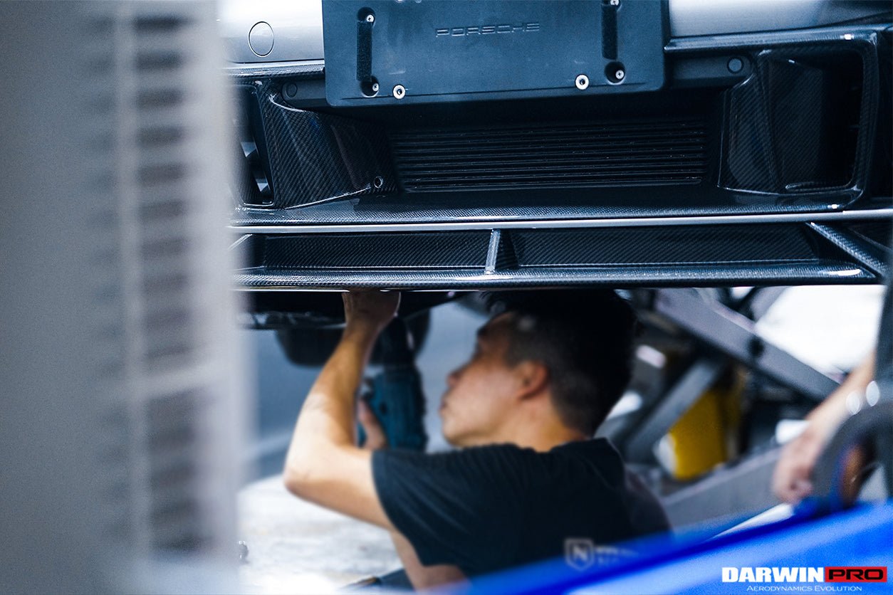 DARWINPRO- PORSCHE 911 992 CARRERA S/4/4S/TARGA/CABRIOLET NORMAL BKSS STYLE FRONT BUMPER TRIM