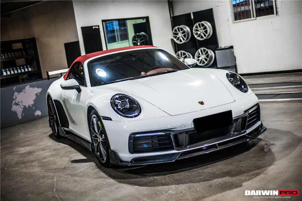 DARWINPRO- PORSCHE 911 992 CARRERA S/4/4S/TARGA/CABRIOLET NORMAL BKSS STYLE FRONT BUMPER TRIM