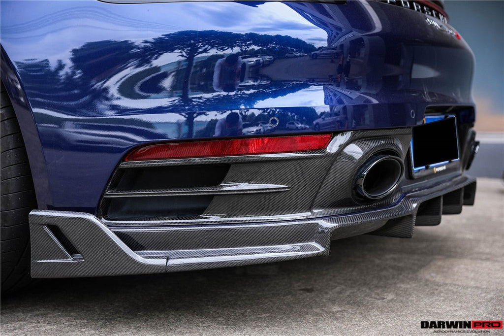 DARWINPRO - PORSCHE 911 992 CARRERA S/4/4S/TARGA/CABRIOLET OE STYLE REAR DIFFUSER