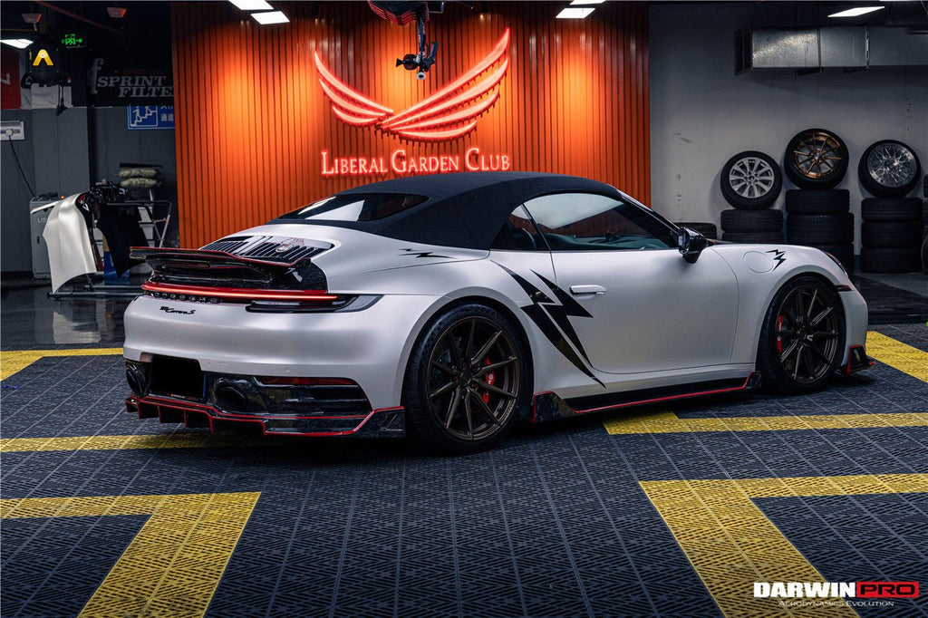 DARWINPRO - PORSCHE 911 992 CARRERA S/4/4S/TARGA/CABRIOLET OE STYLE REAR DIFFUSER