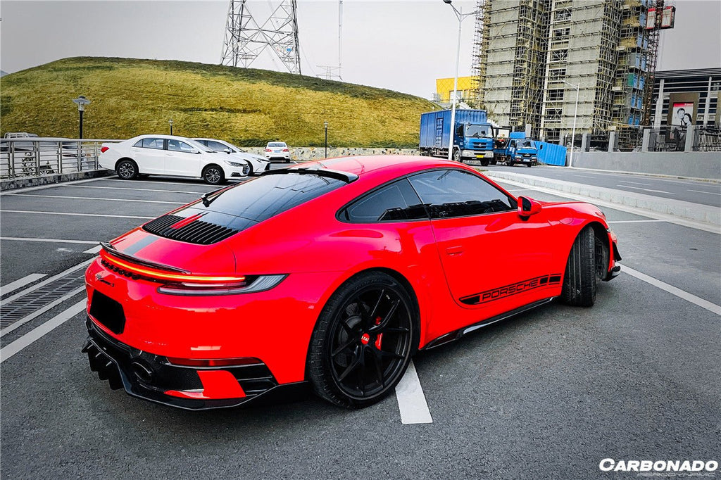 DARWINPRO- PORSCHE 911 992 CARRERA & TARGA SD SPORT DESIGN DRY CARBON REAR DIFFUSER WP STYLE