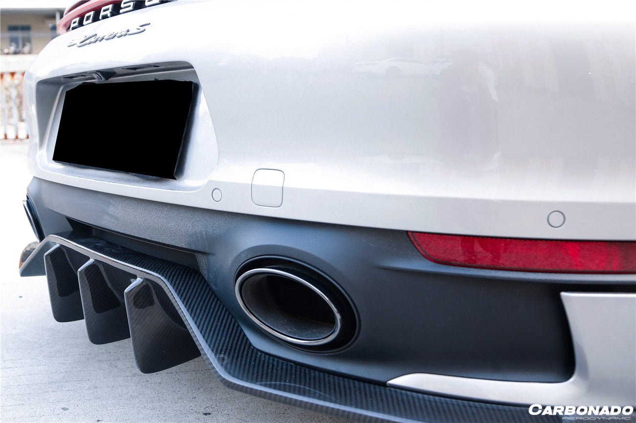 DARWINPRO- PORSCHE 911 992 CARRERA & TARGA SD SPORT DESIGN DRY CARBON REAR DIFFUSER WP STYLE
