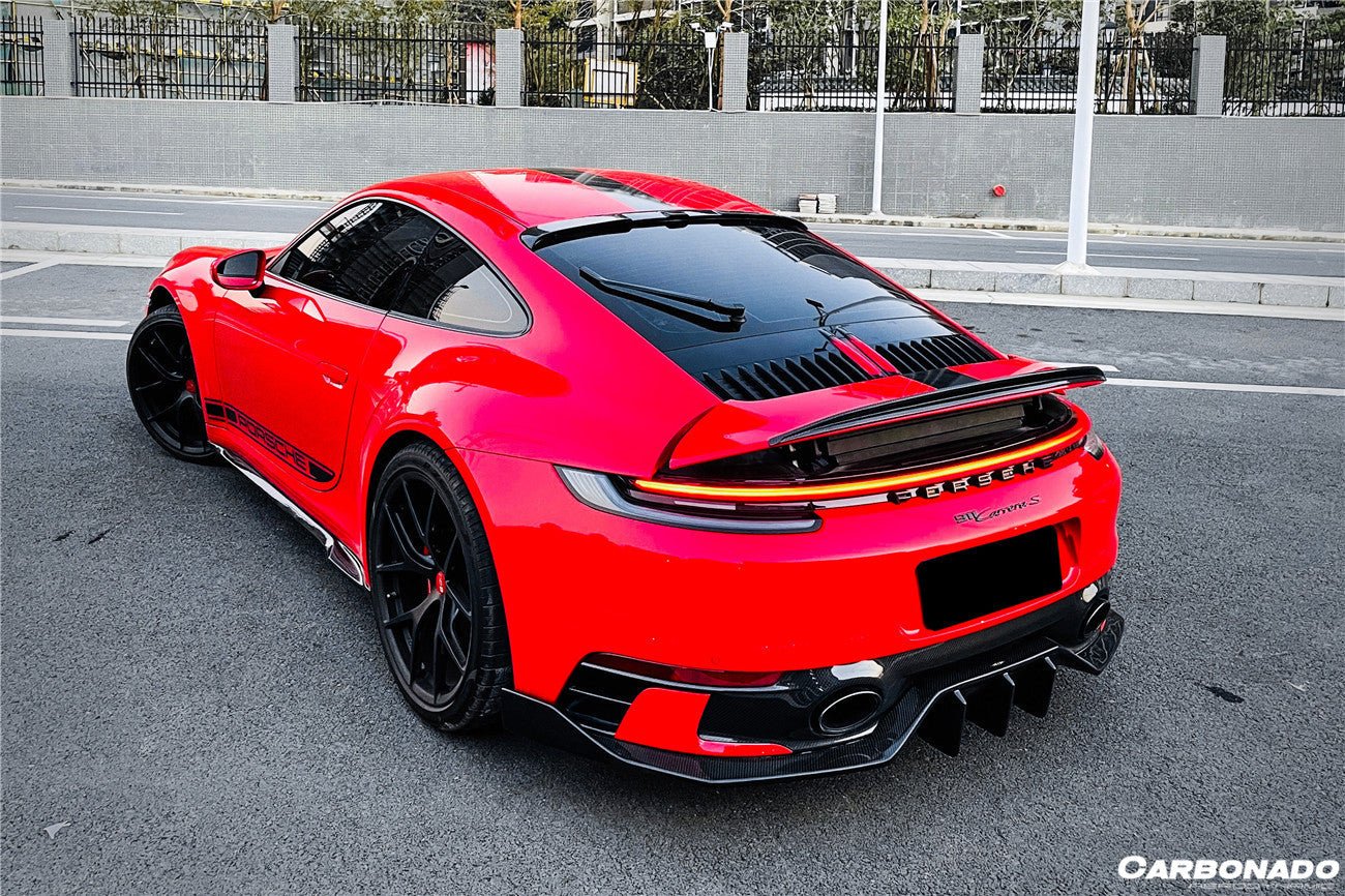 DARWINPRO- PORSCHE 911 992 CARRERA & TARGA SD SPORT DESIGN DRY CARBON REAR DIFFUSER WP STYLE