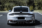 DARWINPRO- PORSCHE 911 992 CARRERA & TARGA SD SPORT DESIGN DRY CARBON REAR DIFFUSER WP STYLE