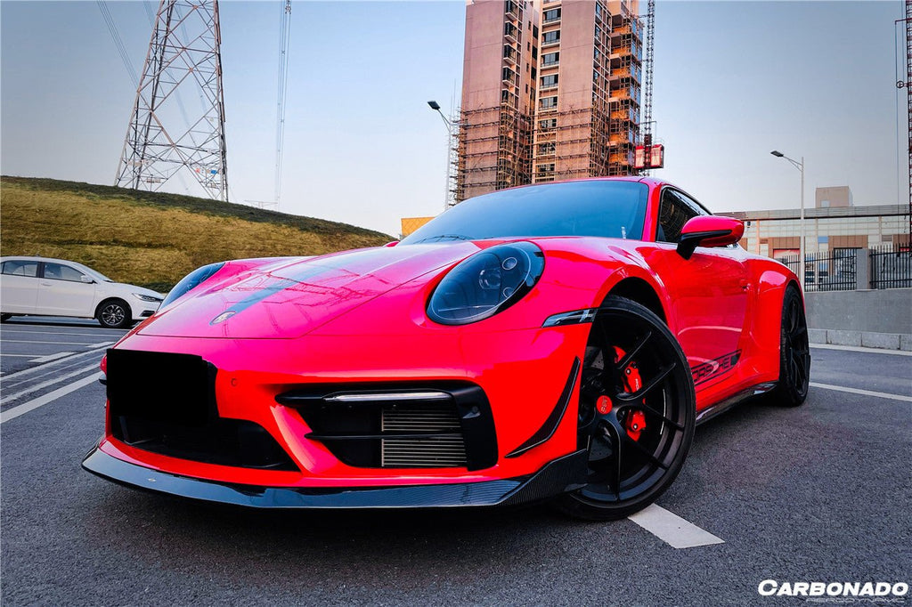 DARWINPRO- PORSCHE 911 992 CARRERA /TARGA WP STYLE FRONT CANARDS (SPORT DESIGN)