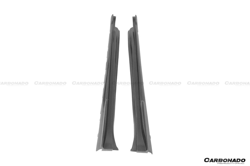 DARWINPRO - PORSCHE TAYCAN 4 / 4S / GTS / TURBO DRY CARBON FIBRE CABO STYLE SIDE SKIRTS