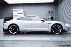 DARWINPRO - PORSCHE TAYCAN 4 / 4S / GTS / TURBO DRY CARBON FIBRE CABO STYLE SIDE SKIRTS