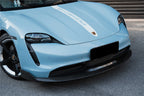 DARWINPRO - PORSCHE TAYCAN 4 / 4S / GTS / TURBO DRY CARBON FIBRE OD STYLE FRONT LIP