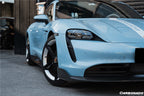 DARWINPRO - PORSCHE TAYCAN 4 / 4S / GTS / TURBO DRY CARBON FIBRE OD STYLE FRONT LIP