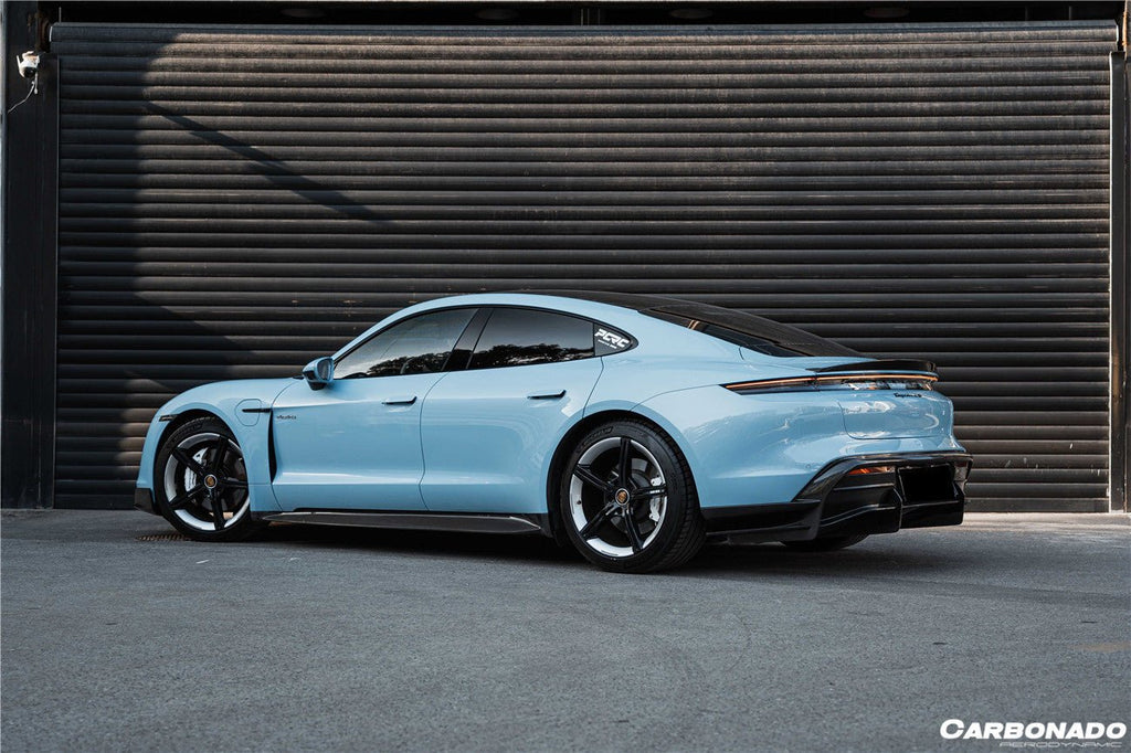 DARWINPRO - PORSCHE TAYCAN 4 / 4S / GTS / TURBO DRY CARBON FIBRE OD STYLE REAR DIFFUSER