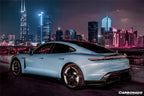 DARWINPRO - PORSCHE TAYCAN 4 / 4S / GTS / TURBO DRY CARBON FIBRE OD STYLE SIDE SKIRTS