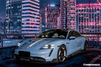 DARWINPRO - PORSCHE TAYCAN 4 / 4S / GTS / TURBO DRY CARBON FIBRE OD STYLE SIDE SKIRTS