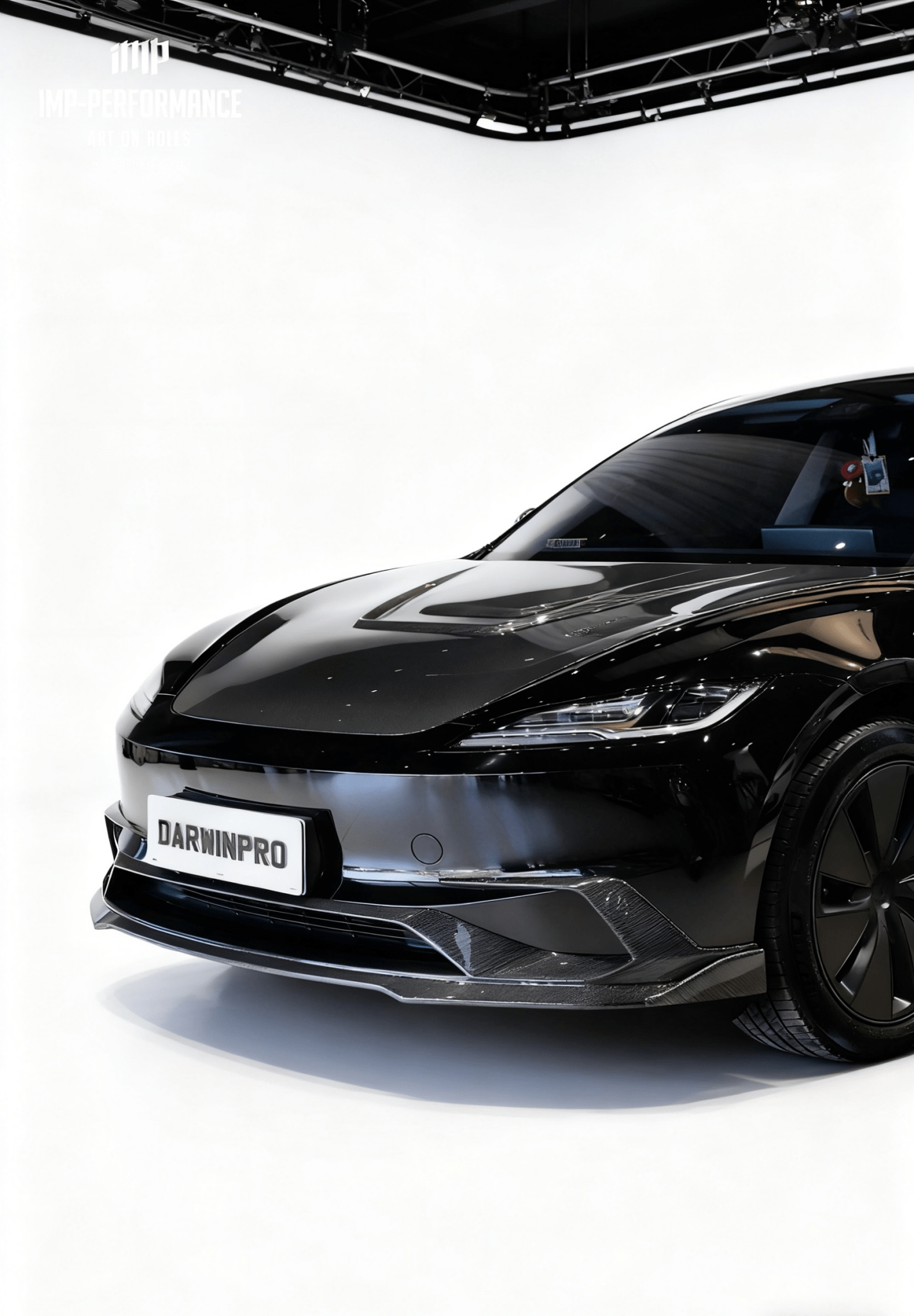 DARWINPRO - TESLA MODEL 3 HIGHLAND 2024+ DRY CARBON FIBER FRONT LIP