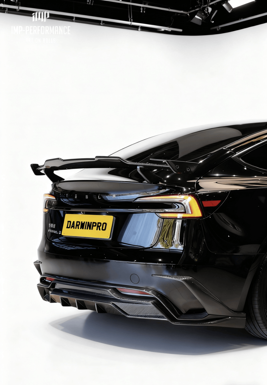 DARWINPRO - TESLA MODEL 3 HIGHLAND 2024+ DRY CARBON FIBER REAR DIFFUSER