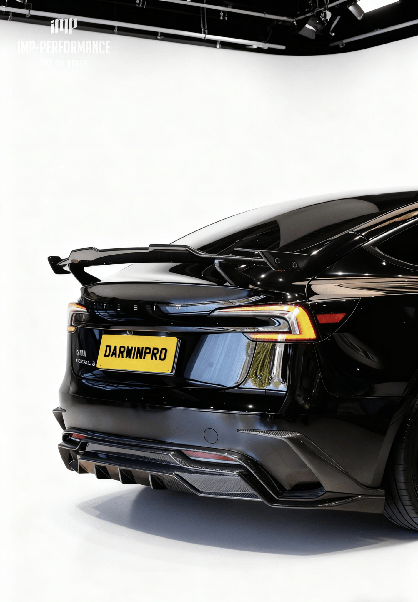 DARWINPRO - TESLA MODEL 3 HIGHLAND 2024+ DRY CARBON FIBER REAR DIFFUSER
