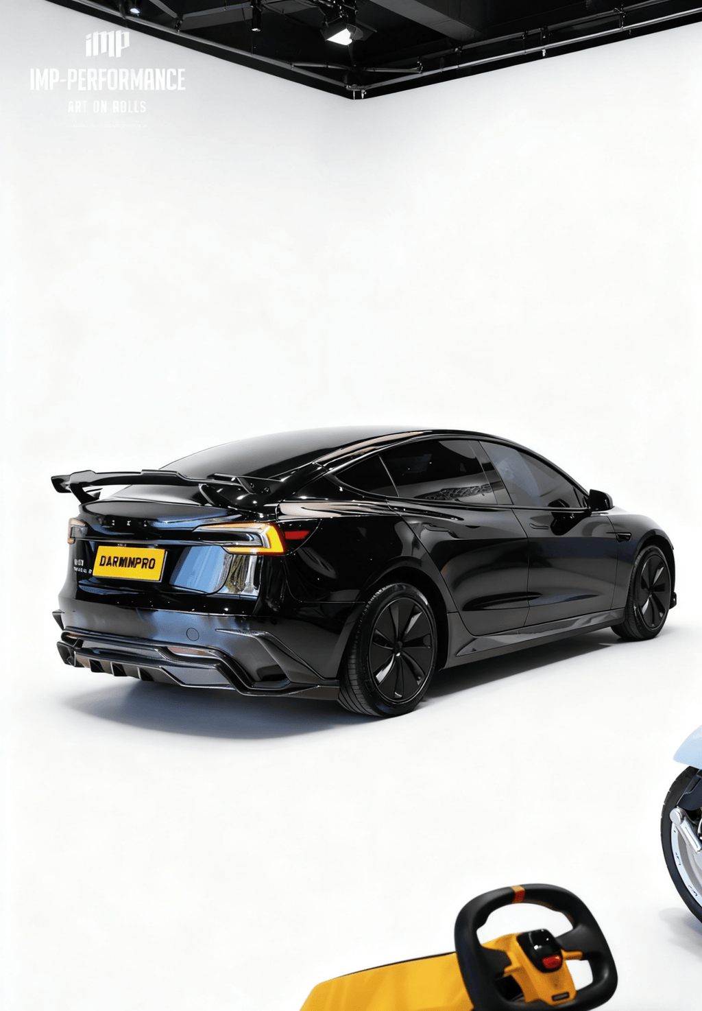 DARWINPRO - TESLA MODEL 3 HIGHLAND 2024+ DRY CARBON FIBER REAR DIFFUSER
