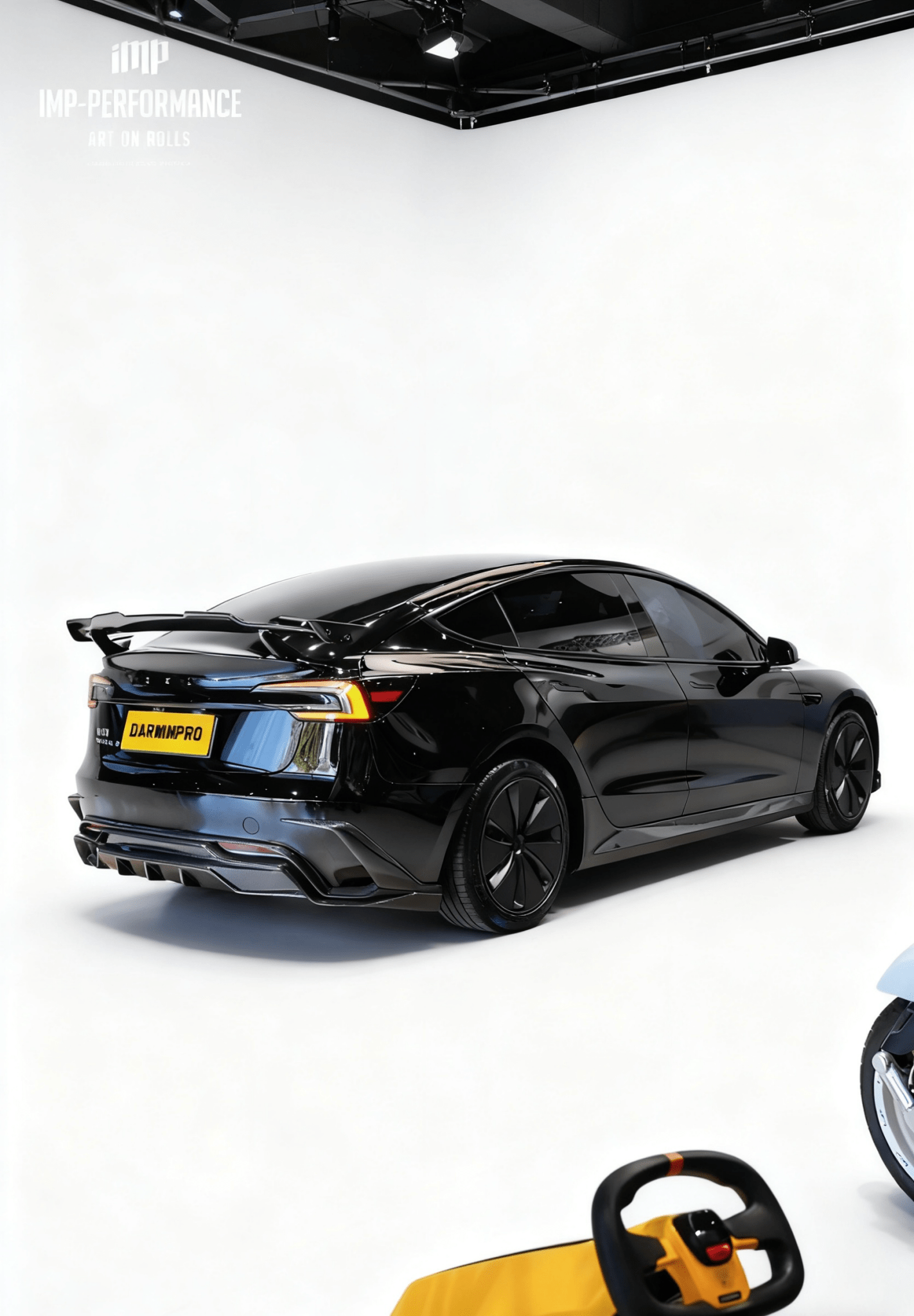 DARWINPRO - TESLA MODEL 3 HIGHLAND 2024+ DRY CARBON FIBER REAR DIFFUSER