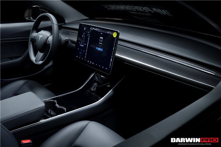 DARWINPRO - TESLA MODEL 3 IMP PERFORMANCE CARBON FIBER DASHBOARD TRIM REPLACEMENT&nbsp;