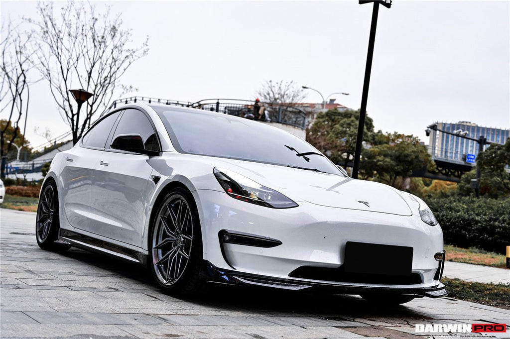 DARWINPRO - TESLA MODEL 3 IMP PERFORMANCE CARBON FIBER SIDE SKIRTS