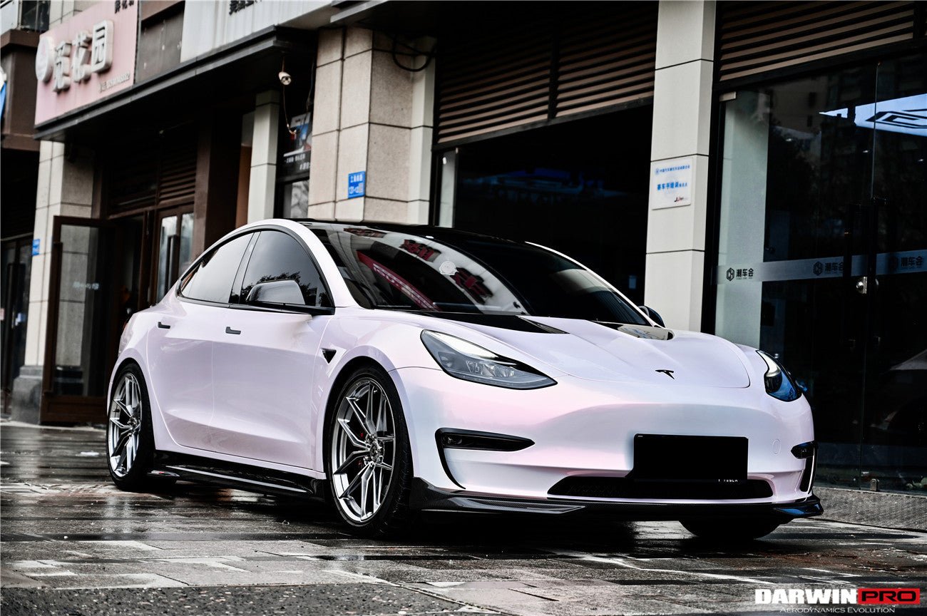 DARWINPRO - TESLA MODEL 3 IMP PERFORMANCE CARBON FIBER SIDE SKIRTS