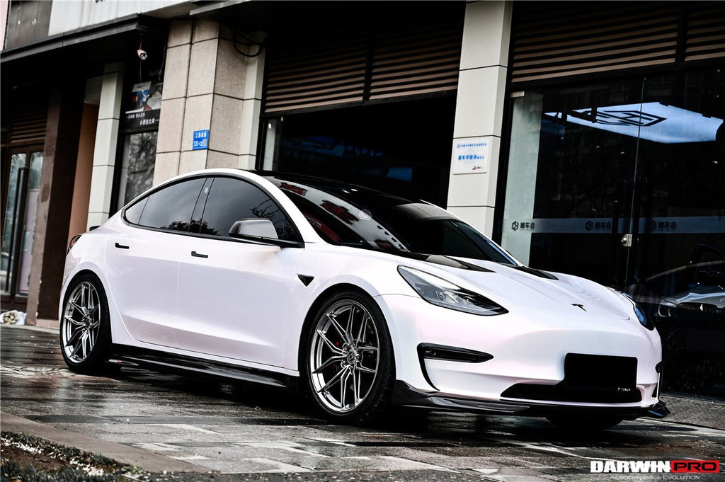 DARWINPRO - TESLA MODEL 3 IMP PERFORMANCE CARBON FIBER SIDE SKIRTS