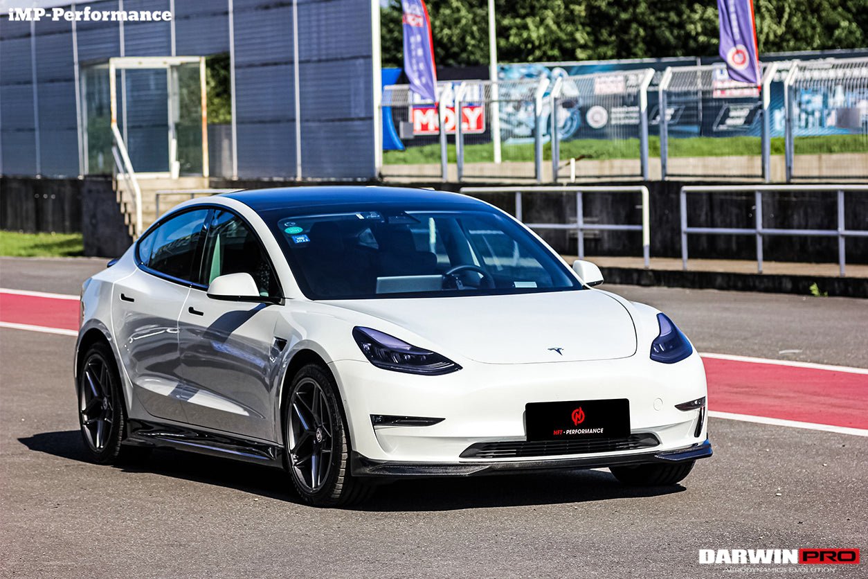 DARWINPRO - TESLA MODEL 3 IMP PERFORMANCE CARBON FIBER SIDE SKIRTS