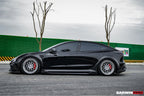 DARWINPRO - TESLA MODEL 3 IMP PERFORMANCE CARBON FIBER SIDE SKIRTS WITH UNDER BOARD