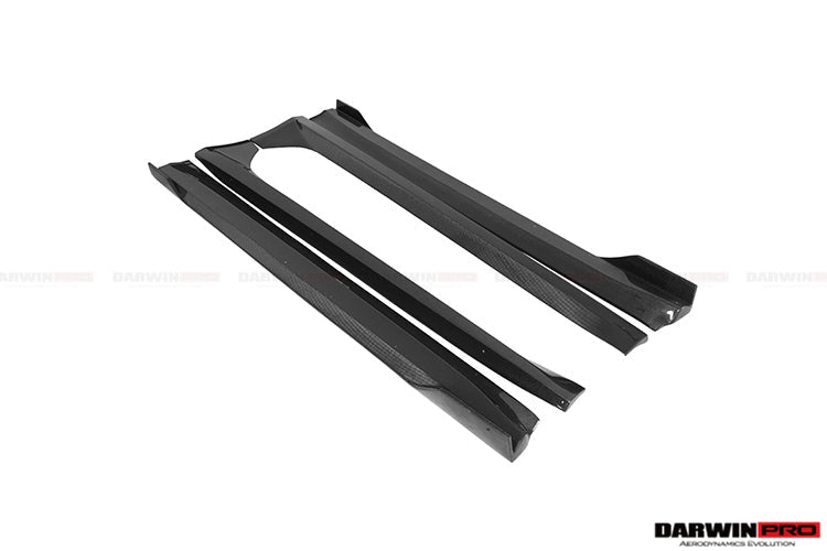 DARWINPRO - TESLA MODEL 3 IMP PERFORMANCE CARBON FIBER SIDE SKIRTS WITH UNDER BOARD