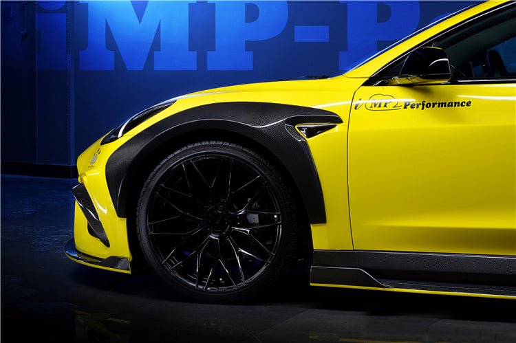 DARWINPRO - TESLA MODEL 3 IMP PERFORMANCE CARBON FIBER WIDE FENDER FLARES