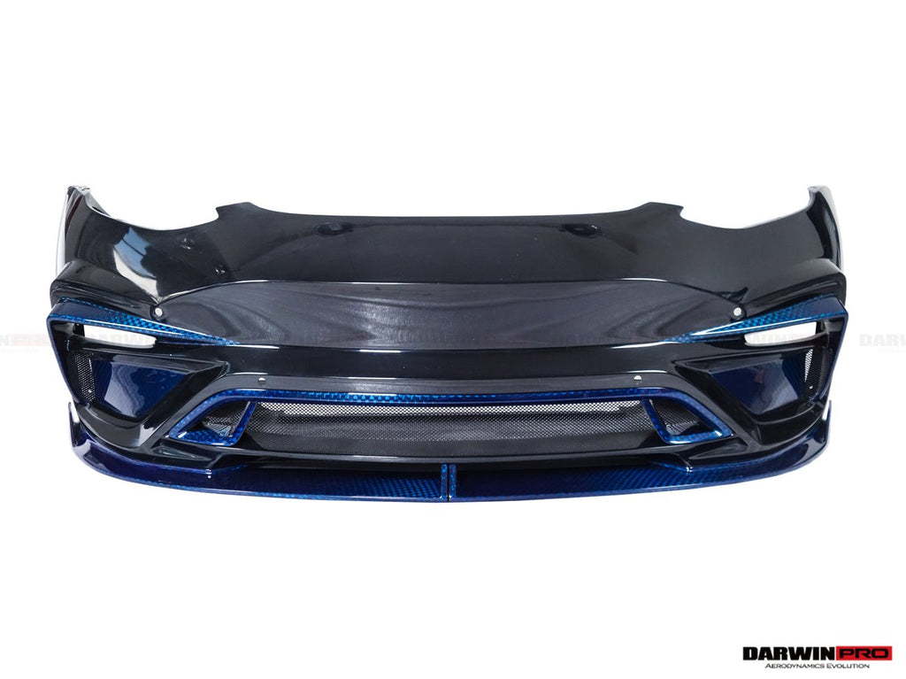 DARWINPRO - TESLA MODEL 3 IMP PERFORMANCE PARTIAL CARBON FIBER FRONT BUMPER