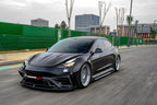 DARWINPRO - TESLA MODEL 3 IMP PERFORMANCE PARTIAL CARBON FIBER FRONT BUMPER