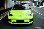 DARWINPRO - TESLA MODEL 3 IMP PERFORMANCE PARTIAL CARBON FIBER FRONT BUMPER