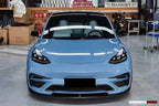 DARWINPRO - TESLA MODEL 3 IMP PERFORMANCE PARTIAL CARBON FIBER FRONT BUMPER